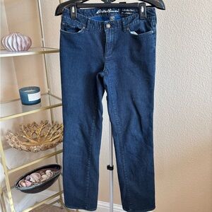 Eddie Bauer Fleece Lined Blue Denim Jeans